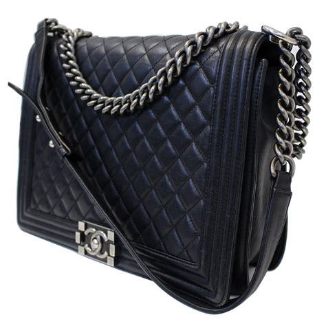 black boy chanel flap bag price|chanel flap bag large.